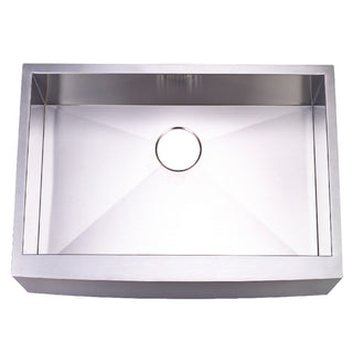 Denver 30 Inch Farmhouse Kitchen Sink in Brushed Stainless