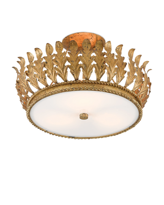 Biddulph Gold Semi-Flush Mount