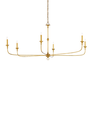 Nottaway Large Gold Chandelier