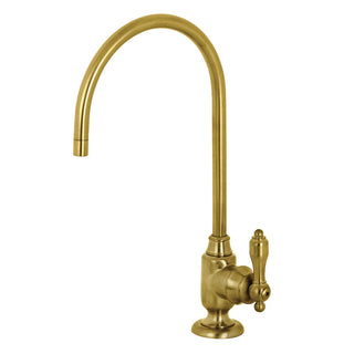 Tudor Water Filtration Faucet in Brushed Brass