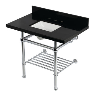 Templeton 36 Inch Console Sink in Polished Chrome