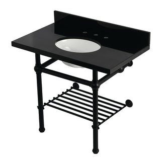 Templeton 36 Inch Console Sink in Black