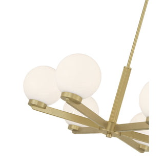 Ardeva 28" Wide 6-Light Chandelier