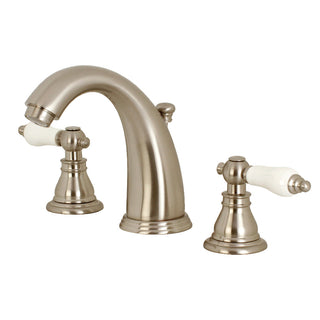 American Patriot Widespread Bathroom Faucet in Brushed Nickel