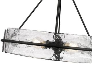 Rezi 24" Wide 4-Light Pendant - Matte Black
