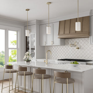 Verlana 5" 1-Light Mini Pendant - Modern Gold