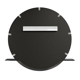 Platform 24" Mirror, Modern Iron