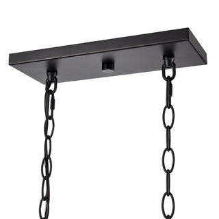 Chastine 36" Wide 5-Light Island - Matte Black
