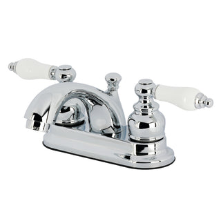 Vintage 4 Inch Centerset Bathroom Faucet in Polished Chrome