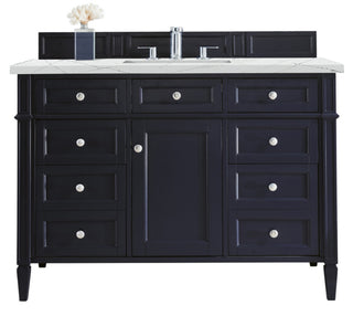48 Inch Brittany Freestanding Vanity in Victory Blue / Ethereal Noctis Top