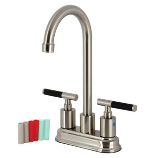 Kaiser Bar Prep Faucet in Brushed Nickel