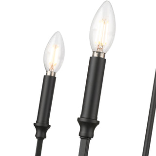 Azara 32" Wide 6-Light Chandelier - Matte Black