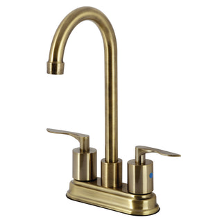 Serena Bar Prep Faucet in Antique Brass