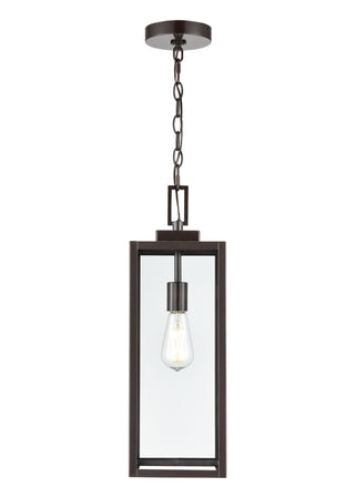 1-Light Outdoor Hanging Lantern - Powder Coated Bronze