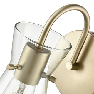 Camellia 4.75" Wide 1-Light Vanity - Modern Gold