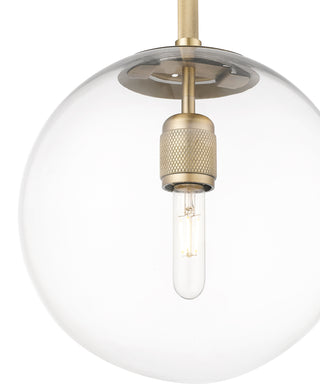 Kairo 12" Wide 1-Light Pendant - Vintage Brass