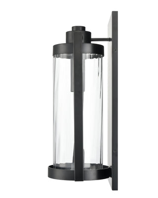 Braselton 23.75" High 1-Light Outdoor Wall Sconce - Powder Coated Black