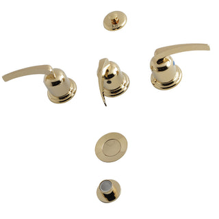 Centurion Bidet Faucet in Polished Brass