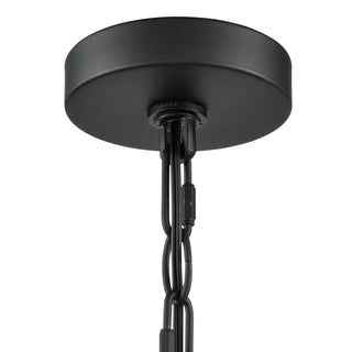 Bennetti 24.75" Wide 5-Light Chandelier - Matte Black