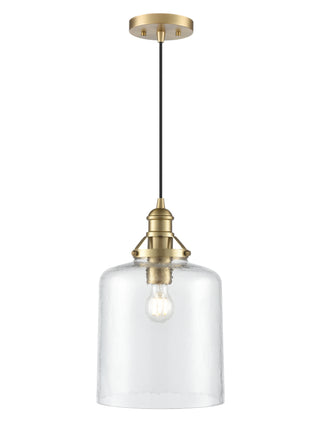 Khrisa 10" Wide 1-Light Pendant - Vintage Brass