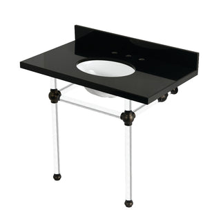 Templeton 36 Inch Console Sink in Oil Rubbed Bronze