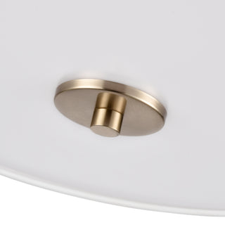 Guyten 13" Wide 2-Light Flushmount - Modern Gold