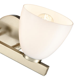 Apria 15.75" Wide 2-Light Vanity - Modern Gold