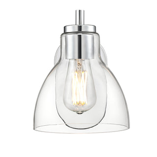 Knightsdale 9.25" High 1-Light Wall Sconce - Chrome