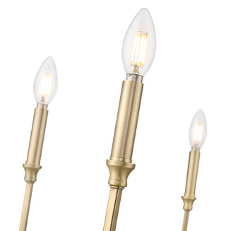 Azara 28" Wide 5-Light Chandelier - Vintage Brass