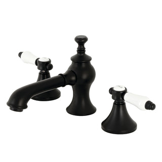 Bel-Air Widespread Bathroom Faucet in Matte Black