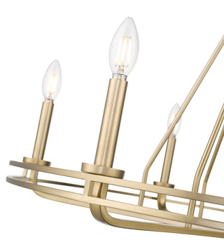 Jody 32.5" Wide 6-Light Chandelier - Vintage Brass