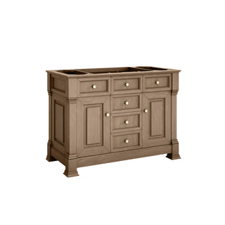 48 Inch Brookfield Freestanding Vanity in Pecan / Parisien Bleu Top