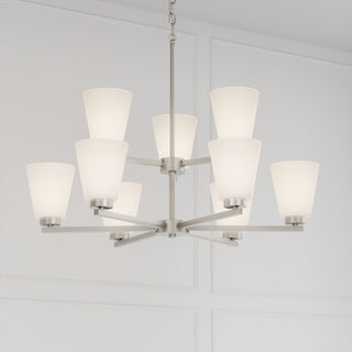 Strayhan 28.5" Wide 9-Light Chandelier