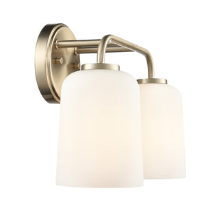 Laphia 14" Wide 2-Light Vanity - Modern Gold