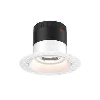 4in Modular Downlight, 5CCT, 20 degree Beam Angle, Regressed, White,Trimless