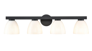 Apria 33" Wide 4-Light Vanity - Matte Black