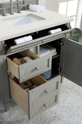 36 Inch Brittany Freestanding Vanity in Urban Gray / Lime Delight Top