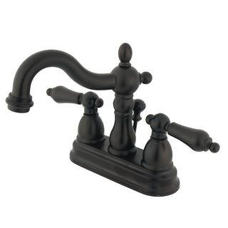 Heritage 4 Inch Centerset Bathroom Faucet in Oil Rubbed Bronze