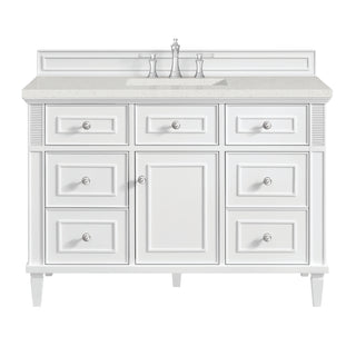 48 Inch Lorelai Freestanding Vanity in Bright White / Lime Delight Top