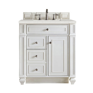 30 Inch Bristol Freestanding Vanity in Bright White / Lime Delight Top