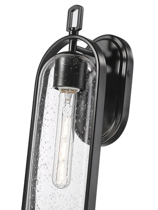 Luxio 15.25" High 1-Light Outdoor Wall Sconce - Powder Coated Black
