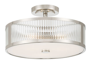 Ardezia 15.75" Wide 3-Light Semi-Flush Mount