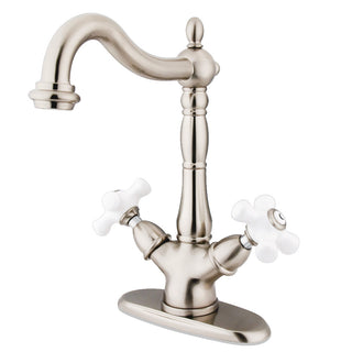 Heritage Vessel Faucet in Brushed Nickel