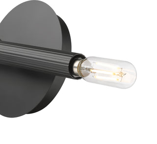 Skyva 5.75" High 2-Light Wall Sconce - Matte Black