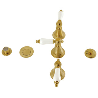 Victorian Bidet Faucet in Brushed Brass