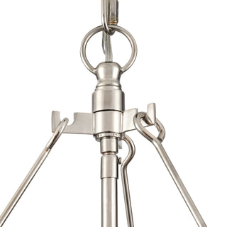 Bennetti 24.75" Wide 5-Light Chandelier - Polished Nickel