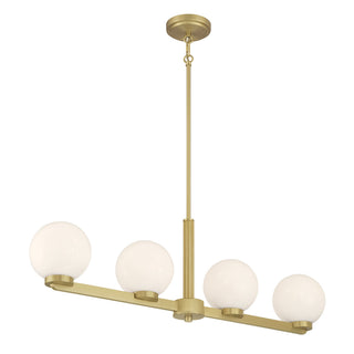 Ardeva 36" Wide 4-Light Linear Chandelier