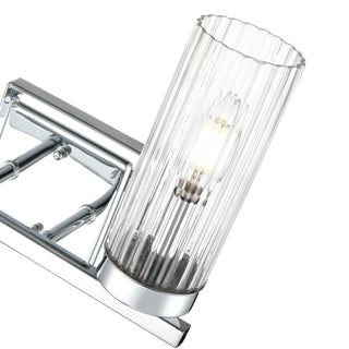Iversen 12.5" Wide 2-Light Vanity - Polished Chrome