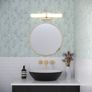 Tron 18" Bathroom Vanity LED Bath Bar - Modern Gold