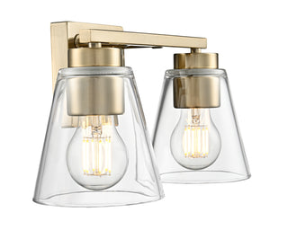 Strayhan 13" 2-Light Vanity - Modern Gold